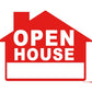 Open House Sign w/Address Bar 18" X 24"
