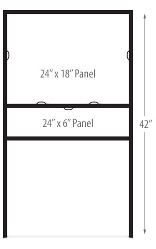 Box H Frame H Frame with 18x24