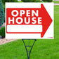 18" x 24" Open House w/Address Bar