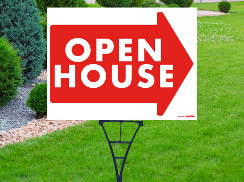 18" x 24" Open House