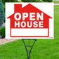 Open House Sign w/Address Bar 18" X 24"