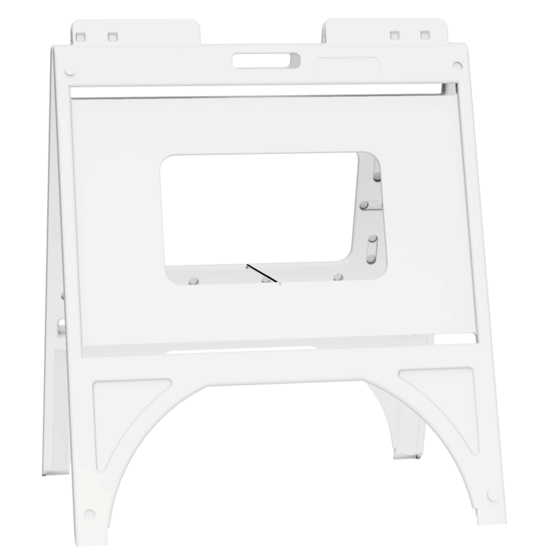 18"x24" Plastic A-Frame Horizontal Sign Orientation (White)