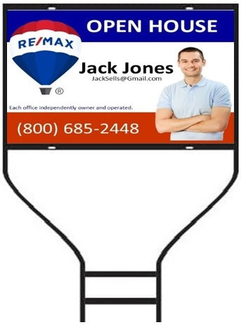 MaxMetal® Signs with Metal Frames – LockBoxBuddy.com